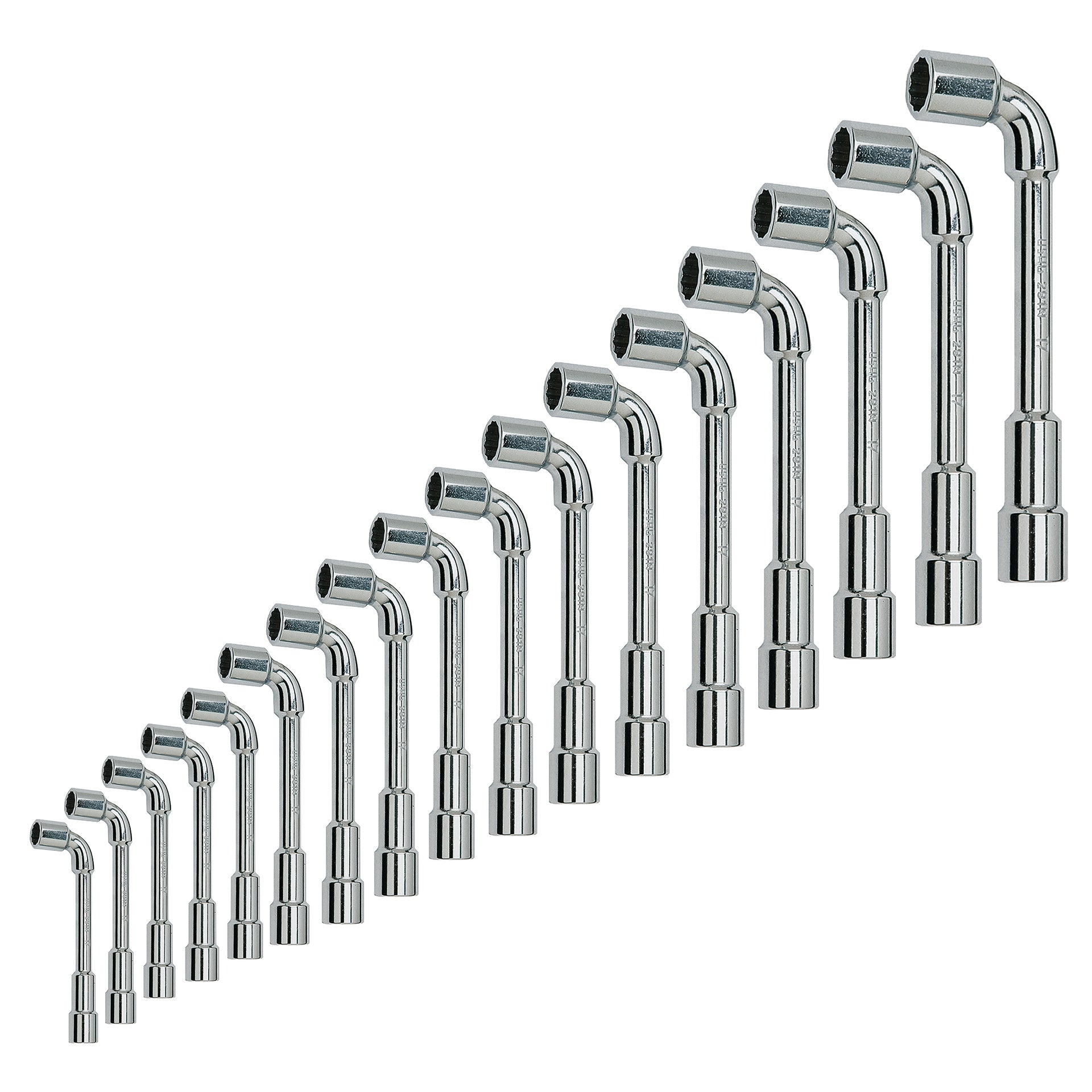 291 N/SE17 - Serie di 17 chiavi a pipa doppie pesanti - Usag - U02910281 291 N/SE17 - Serie di 17 chiavi a pipa doppie pesanti - Usag - U02910281